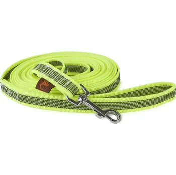 Vodítko pro psa Firedog pogumované vodítko, šíře 20 mm, neonově žluté Šířka/délka: 20 mm x 1,2 m