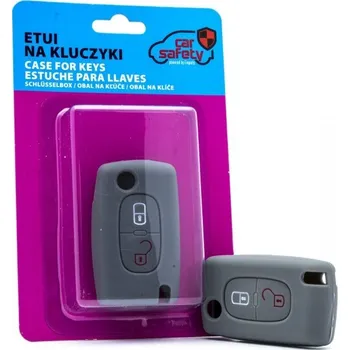 Autoklíč Silikonový obal na klíče PEUGEOT 607 (1999-2010) (Gr)