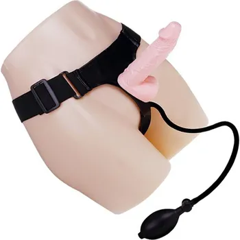 Připínací penis LOLO strap on s pumpovacím penisem