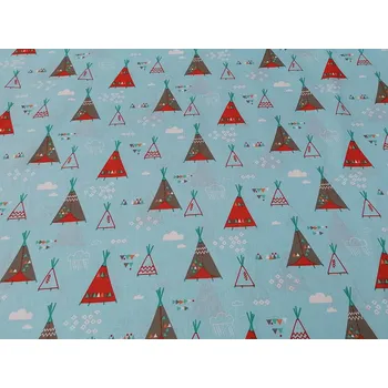BYTEMA Dekorační látka INDIÁNSKÉ TÝPÍ šíře 160 cm