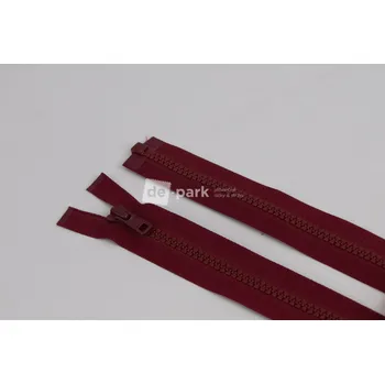 Zip Zip YKK - 45cm - dělitelný - vínová