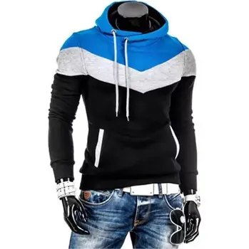 Pánská mikina Zimní pánská mikina s kapucí - Černá,L