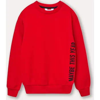 Pánská mikina Unisex mikina Maybe - Červená 146