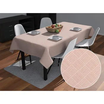 ubrus Teflonový obdélníkový ubrus Milano TF-048 - světle růžový 50x100 cm