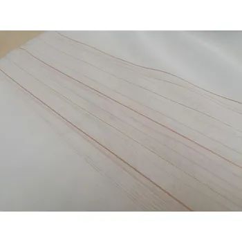 Záclona BYTEMA Voálová záclona pruhy zeleno-měděné 300 cm