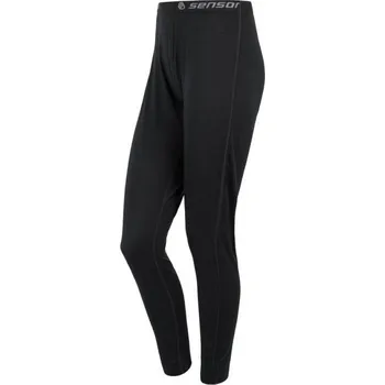 Cyklistické oblečení Spodky dlouhé dámské SENSOR MERINO AIR černé NEW L