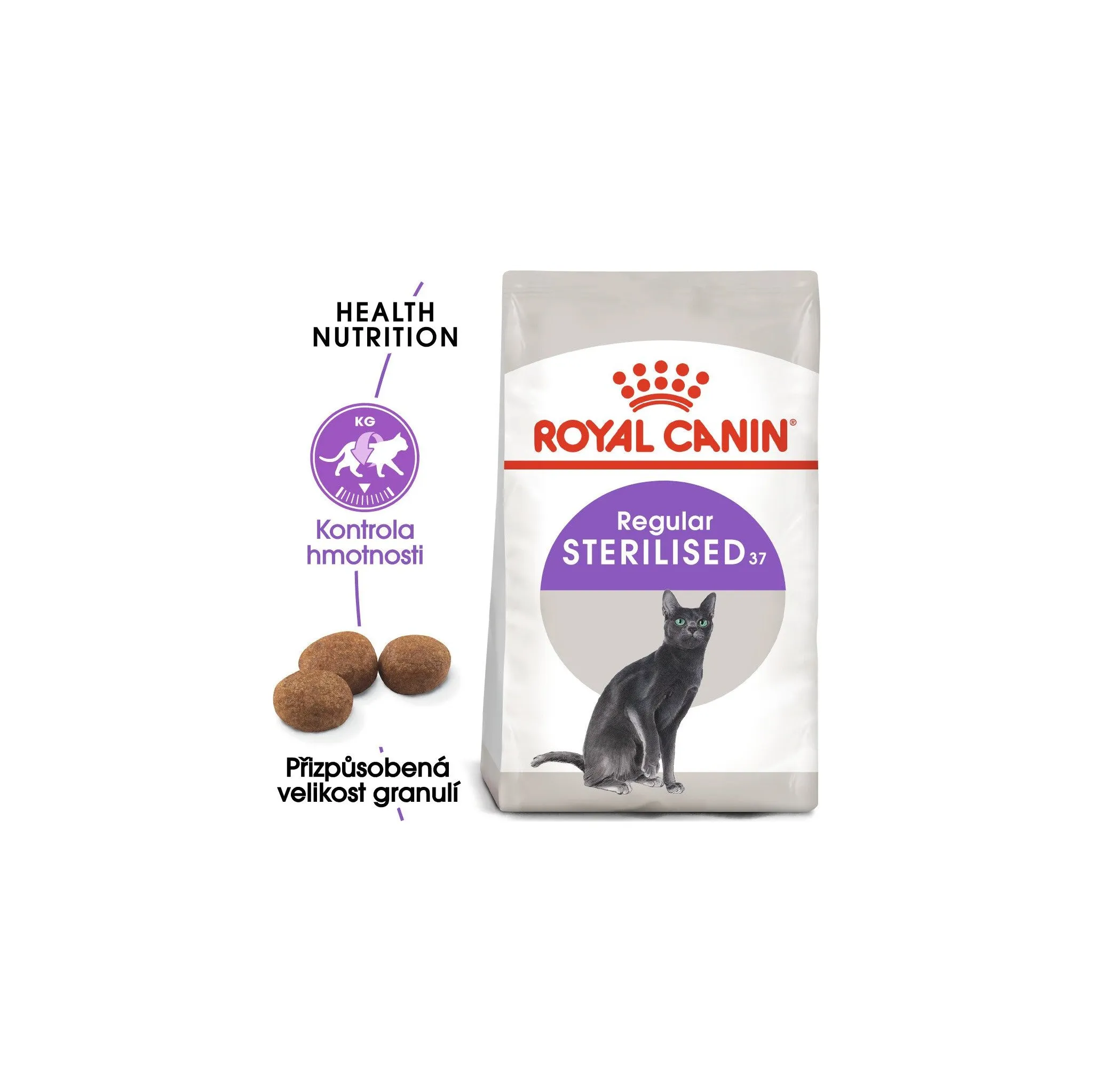Fotografie 2 - Krmivo pro kočku Royal Canin Regular Sterilised 37 10 kg