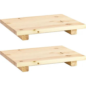 Noční stolek Karup Design Set dřevěných nočních stolků Dock 34 x 45 cm