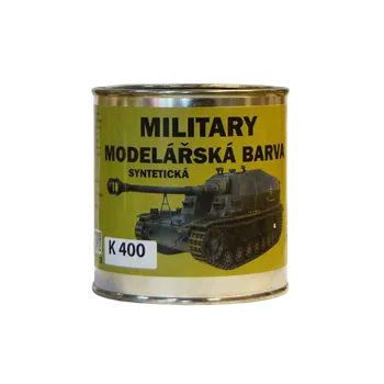 barva na kov U PEPÁNKA s.r.o. KAMUFLÁŽNÍ BARVY MILITARY Modelářská barva syntetická K400 200ml Odstin: RAL 9016