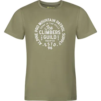 Pánské tričko Alpine Pro Garim Pánské triko MTSB861 olivine S