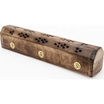 Vonná tyčinka Stojánek na vonné tyčinky - truhlička Om