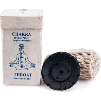 Vonná tyčinka Tibetské vonné provázky Chakra Incense - Throat
