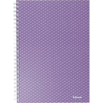 Blok kroužkový Esselte Colour´Breeze A5, linkovaný, levand.