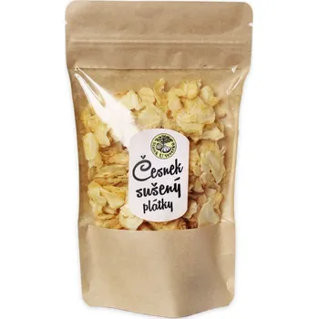Sušené ovoce Česnek sušený plátky - 100 g Papírový sáček