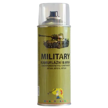 Barva ve spreji U PEPÁNKA s.r.o. KAMUFLÁŽNÍ BARVY MILITARY ve spreji, 2-K Polyuretanová MAT 400ML Odstin: Nato zelená