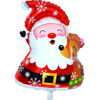 Vánoční ozdoba Fóliový balónek SANTA 76x53 cm