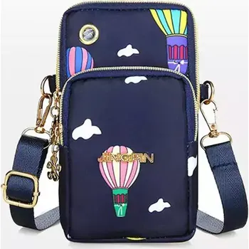 Kabelka Jednoduchá kabelka se sluchátkovým výstupem - Modré balónky