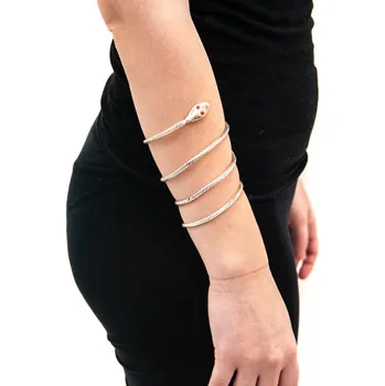 Náramek Náramek na paži Had stříbrná