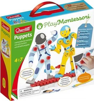 Stavebnice ostatní Quercetti Play Montessori Puppets postavičky se šroubky a matičkami