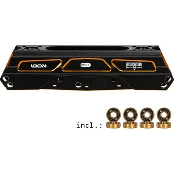 Kolečkové brusle Podvozky Iqon AG Decode Pro 80 Dark Combo, 4x-3x, 100-80, 243mm Powerslide