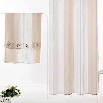 Záclona Moderní průsvitné pruhované záclony - 01,300 x 240 cm,Na žabky