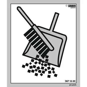 Etikety s piktogramem “Ostatní odpad“, formát 110 x 130 mm, 10 kusů