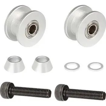 RC model vrtulníku OMP M4 Sada napínací kladky (stříbrná)