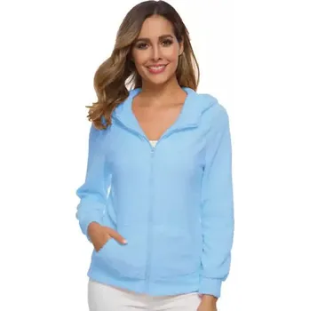 Dámská mikina Teplá podzimní dámská mikina na zip - modrý,XXXL