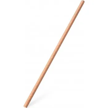 Jednorázové nádobí Slámka papírová JUMBO, NATURAL 28cm, Ø 8mm 40921