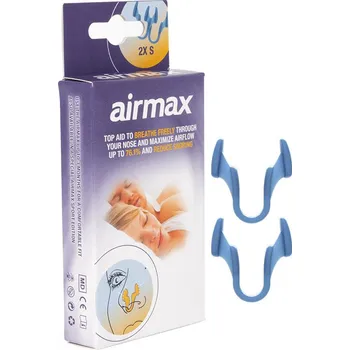 Pomůcka proti chrápání a spánkové apnoe Nosní klip proti chrápání, Classic, velikost S, 2 ks - Airmax