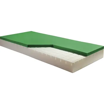 Matrace MOLMAT MATRACE GREEN [paměťová pěna + studená pěna] Rozměr: 200 x 90 cm, Potah matrace: MEDILUX – SILVER ACTIVE, LÁTKA 260 gr/m2 + ROUNO 300 gr/m2, ANTIALERGICKÁ ÚPRAVA, další informace v popisu variant níže: výška od 20 cm; tuhost: 2,5 z 5