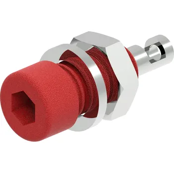 Krokosvorka Electro PJP 224-M5-C-CD1-R zdířka pro banánek Ø pin: 2 mm červená 1 ks