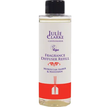 Osvěžovač vzduchu Julie Clarke Candlemaker Náhradní náplně do difuzeru 150ml Julie Clarke vůně: Marocký jantar a Mandarinka