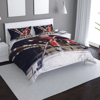 Povlečení Sablio Lední hokej povlečení 140 x 220, 70 x 90 cm zipový uzávěr