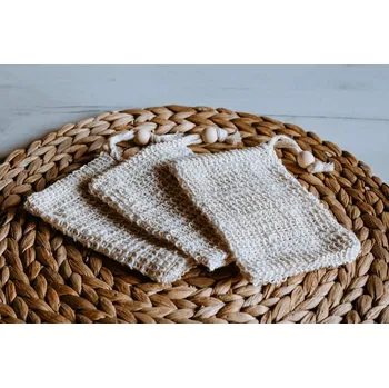 Pleťový krém Prokrvující sáček na mýdlo jutový (Při umývání si uděláte příjemnou celotělovou masáž a rozproudíte lymfatický systém.)