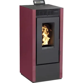 Krbová kamna Peletová kamna Interstoves Marina 14 bordeaux 12,1 kW