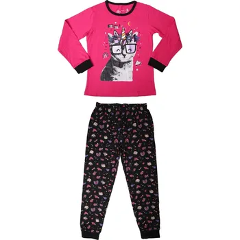 Dívčí pyžamo Bavlněné dívčí pyžamo Wolf S2352B, růžové