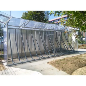 Popelnice HTI Jednostranný přístřešek na 16 kol PR 733