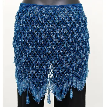 Šátek Šátek na orientální tanec Ahura Modrá