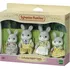 Figurka Sylvanian Families 4030 Rodina šedých králíků