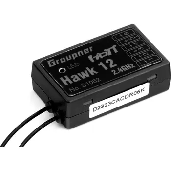 RC model letadla Gyro přijímač HoTT Hawk 12