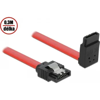Napájecí kabel YANL | 30AWG datový k HDD SATA 3.0. 1xHDD, 0.3m, západky, červený 9008126