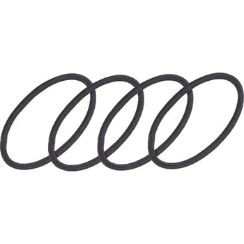 Elastické gumičky do vlasů Eurostil Professional - černé, 48 ks (03486) + dárek zdarma