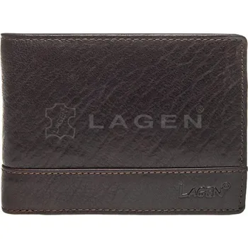 Peněženka Pánská kožená peněženka Lagen LM-64665/T hnědá