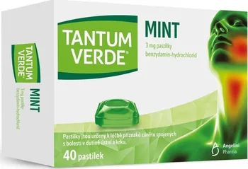 Lék na bolest v krku Tantum Verde Mint