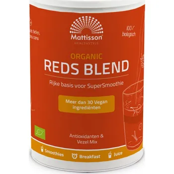 Doplněk stravy Mattisson BIO Reds Blend prášek - 400 g - DMS 12/25