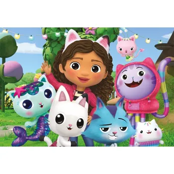 Puzzle DINO Puzzle Gábinin kouzelný domek 24 dílků