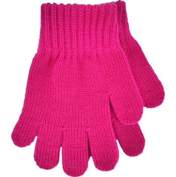 Rukavice BOMA Rukavice dětské pletené GLORY zimní MAGENTA 5-8 let 120546