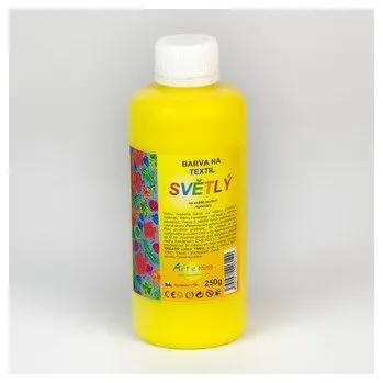 Speciální výtvarná barva ARTEMISS Metalické barvy na textil 250g, oranžová