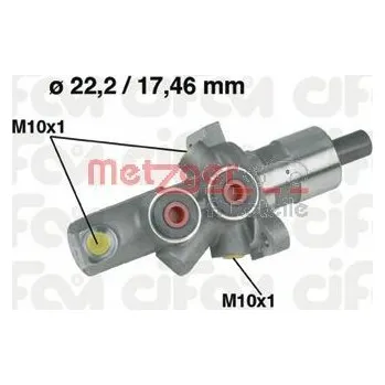 Brzdový válec METZGER Hlavní brzdový válec 202-175